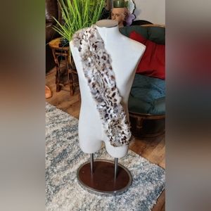 Women's Rabbit Fur Stole/Scarf/Shrug by Adrienne Landau